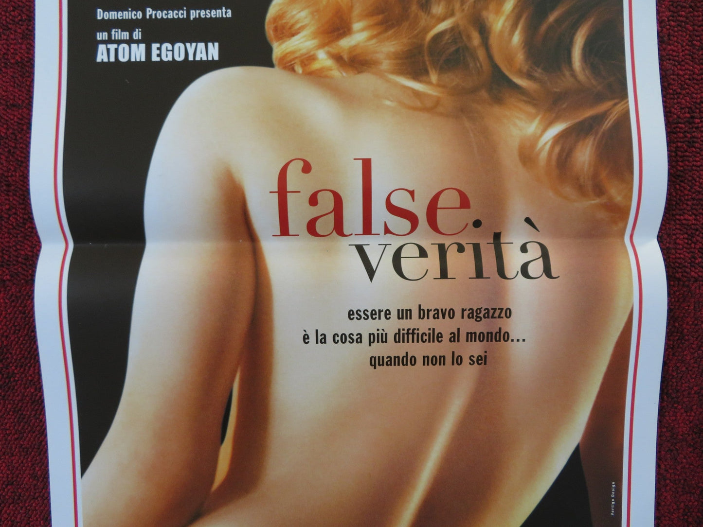 WHERE THE TRUTH LIES ITALIAN LOCANDINA POSTER KEVIN BACON COLIN FIRTH 2006 Rendezvous Cinema Movie posters