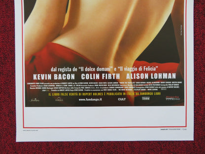 WHERE THE TRUTH LIES ITALIAN LOCANDINA POSTER KEVIN BACON COLIN FIRTH 2006 Rendezvous Cinema Movie posters