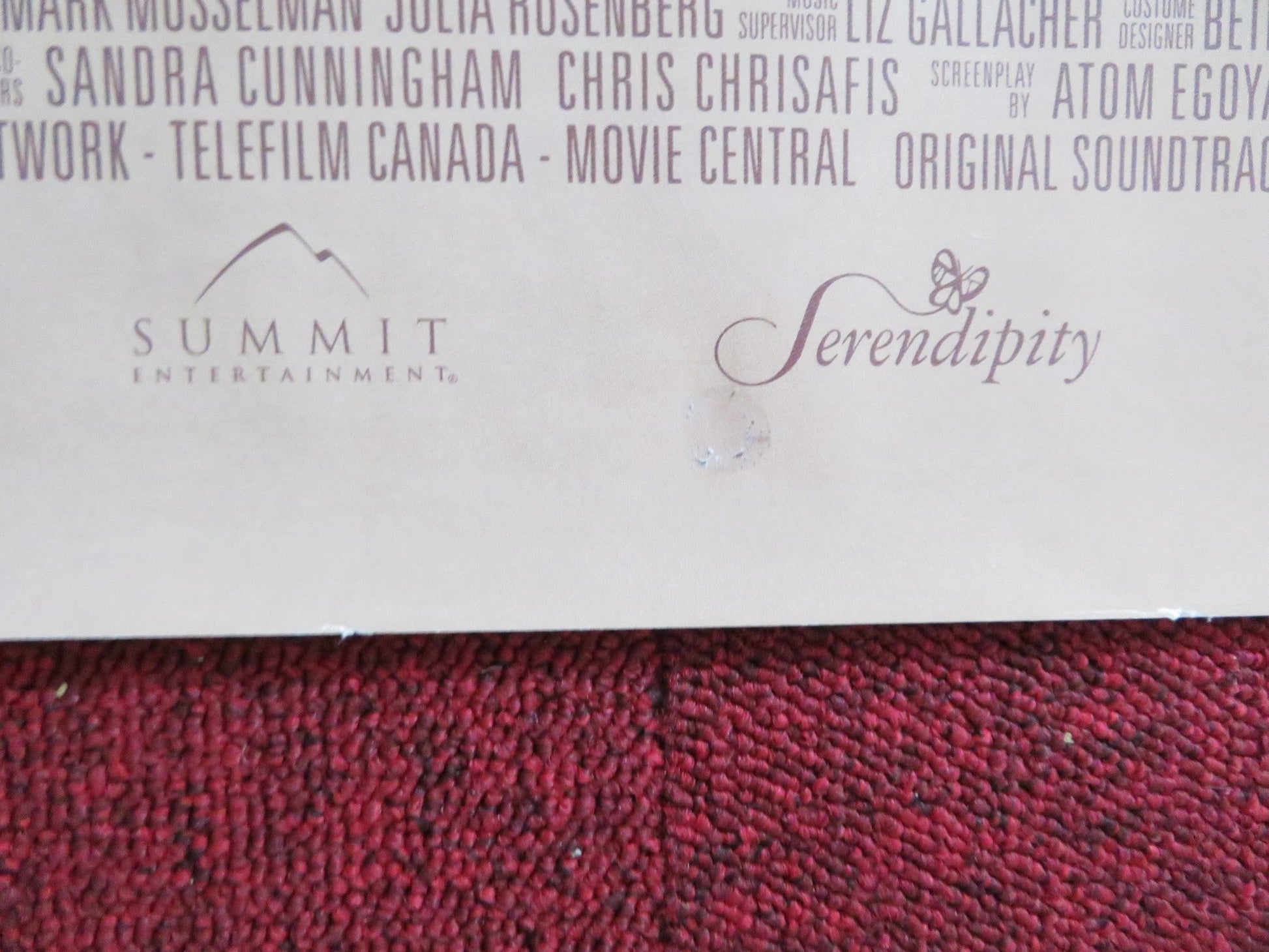 WHERE THE TRUTH LIES UK QUAD (30"x 40") ROLLED POSTER COLIN FIRTH K. BACON 2005 Rendezvous Cinema Movie posters