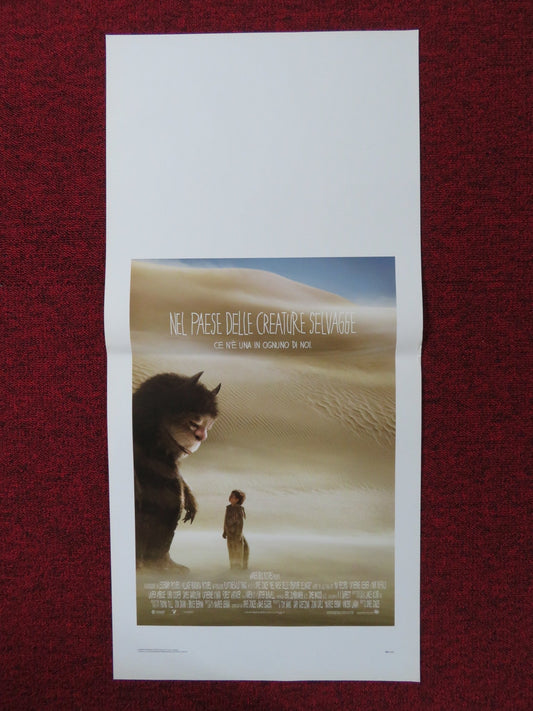WHERE THE WILD THINGS ARE ITALIAN LOCANDINA POSTER SPIKE JONZE MAX RECORDS 2009 Rendezvous Cinema Movie posters