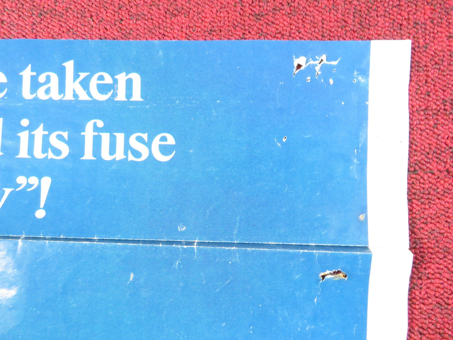 WHERE WERE YOU WHEN THE LIGHTS WHEN OUT? FOLDED US ONE SHEET POSTER D. DAY 1968 Rendezvous Cinema Movie posters