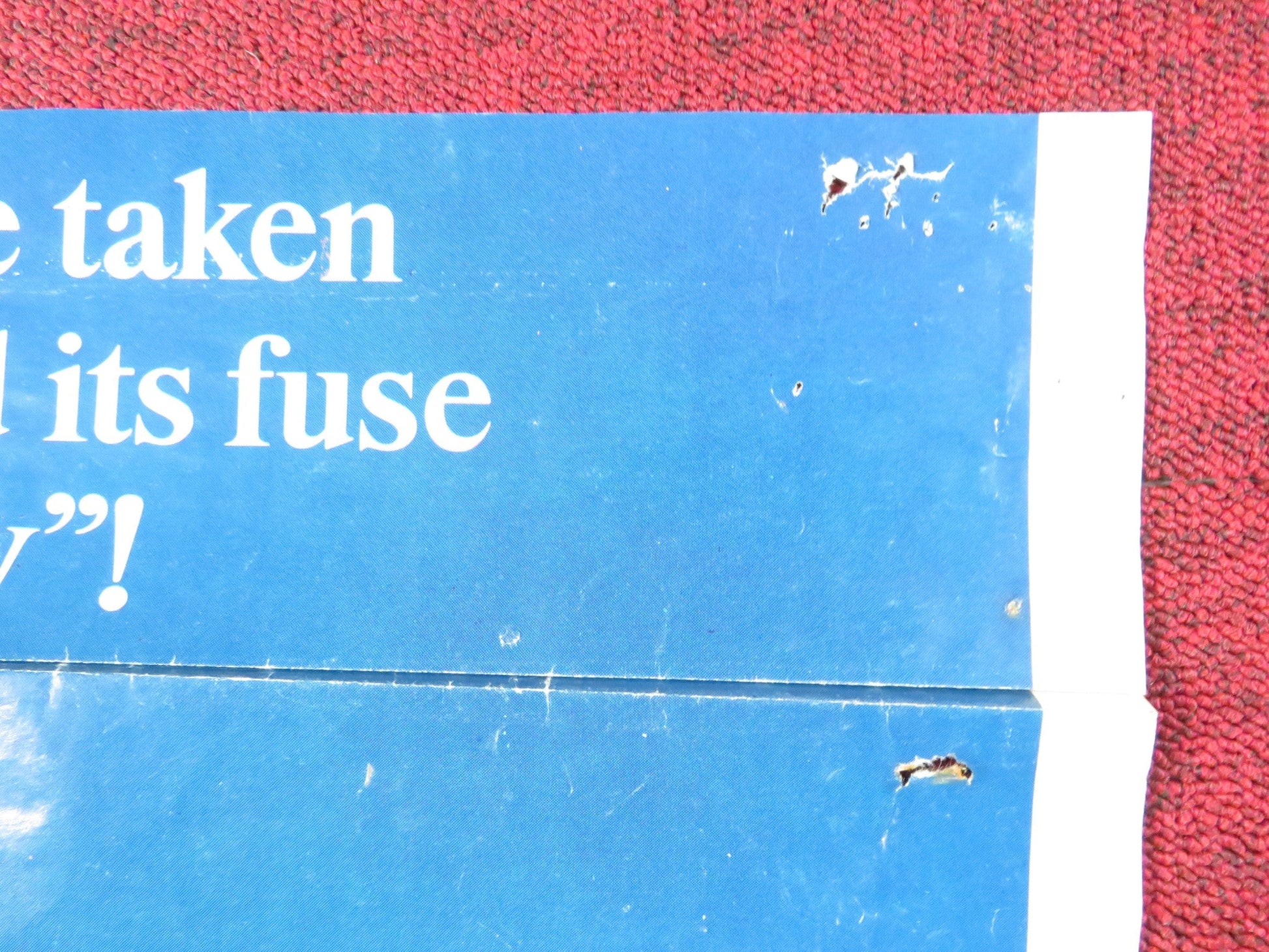 WHERE WERE YOU WHEN THE LIGHTS WHEN OUT? FOLDED US ONE SHEET POSTER D. DAY 1968 Rendezvous Cinema Movie posters