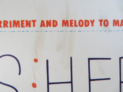 WHERE'S CHARLEY? US INSERT (14"x 36") POSTER RAY BOLGER ALLYN MCLERIE 1952 Rendezvous Cinema Movie posters