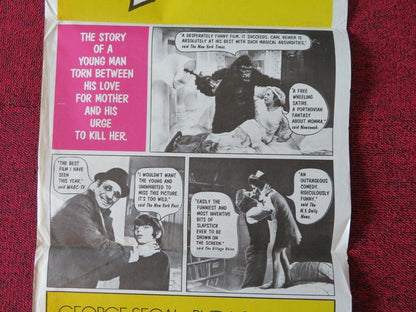 WHERE'S POPPA ? FOLDED AUSTRALIAN DAYBILL POSTER Carl Reiner George Segal 1970 Movie posters