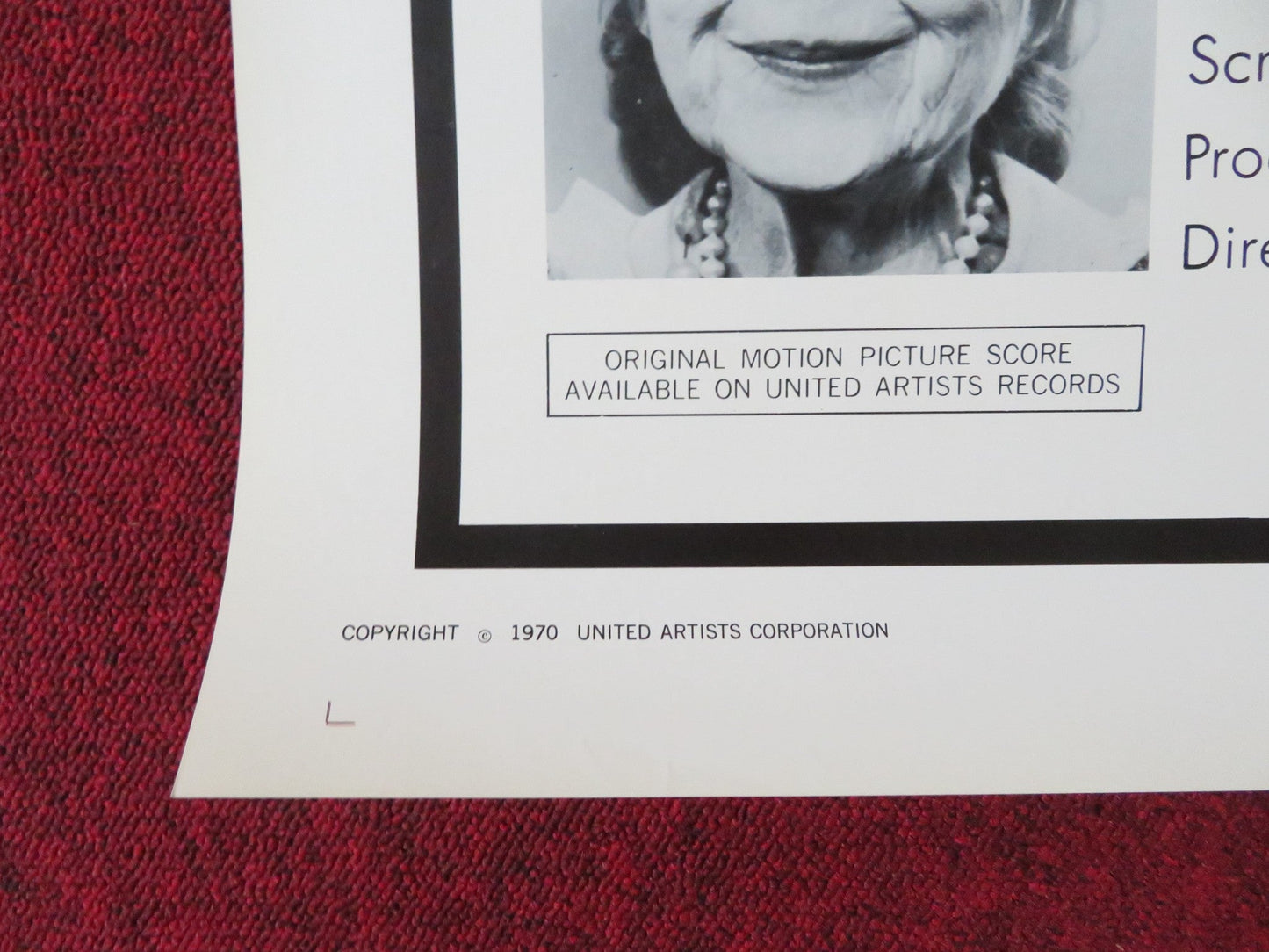WHERE'S POPPA? FOLDED US ONE SHEET POSTER GEORGE SEGAL RUTH GORDON 1970 Rendezvous Cinema Movie posters