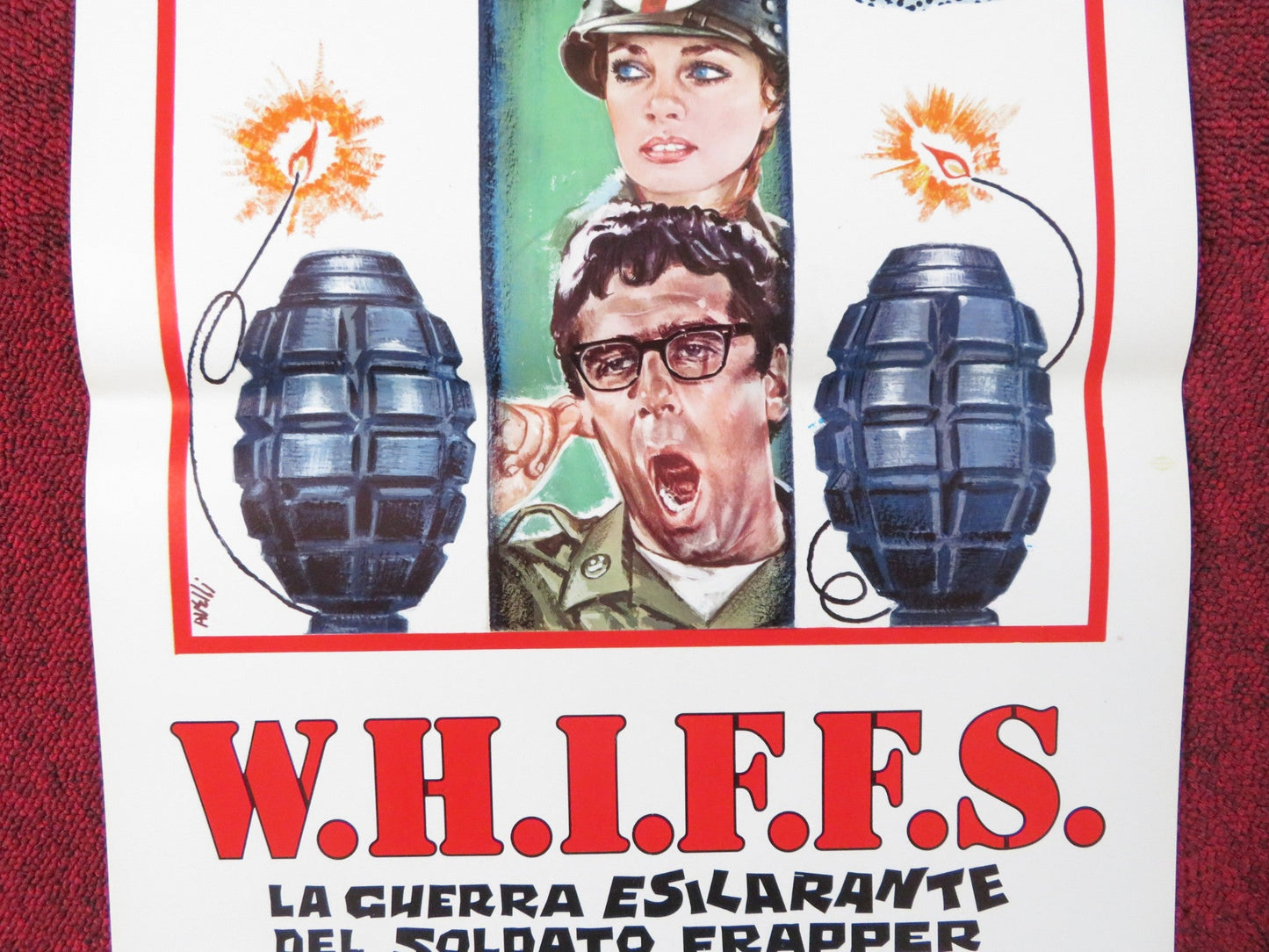WHIFFS ITALIAN LOCANDINA POSTER ELLIOTT GOULD EDDIE ALBERT 1975 Rendezvous Cinema Movie posters