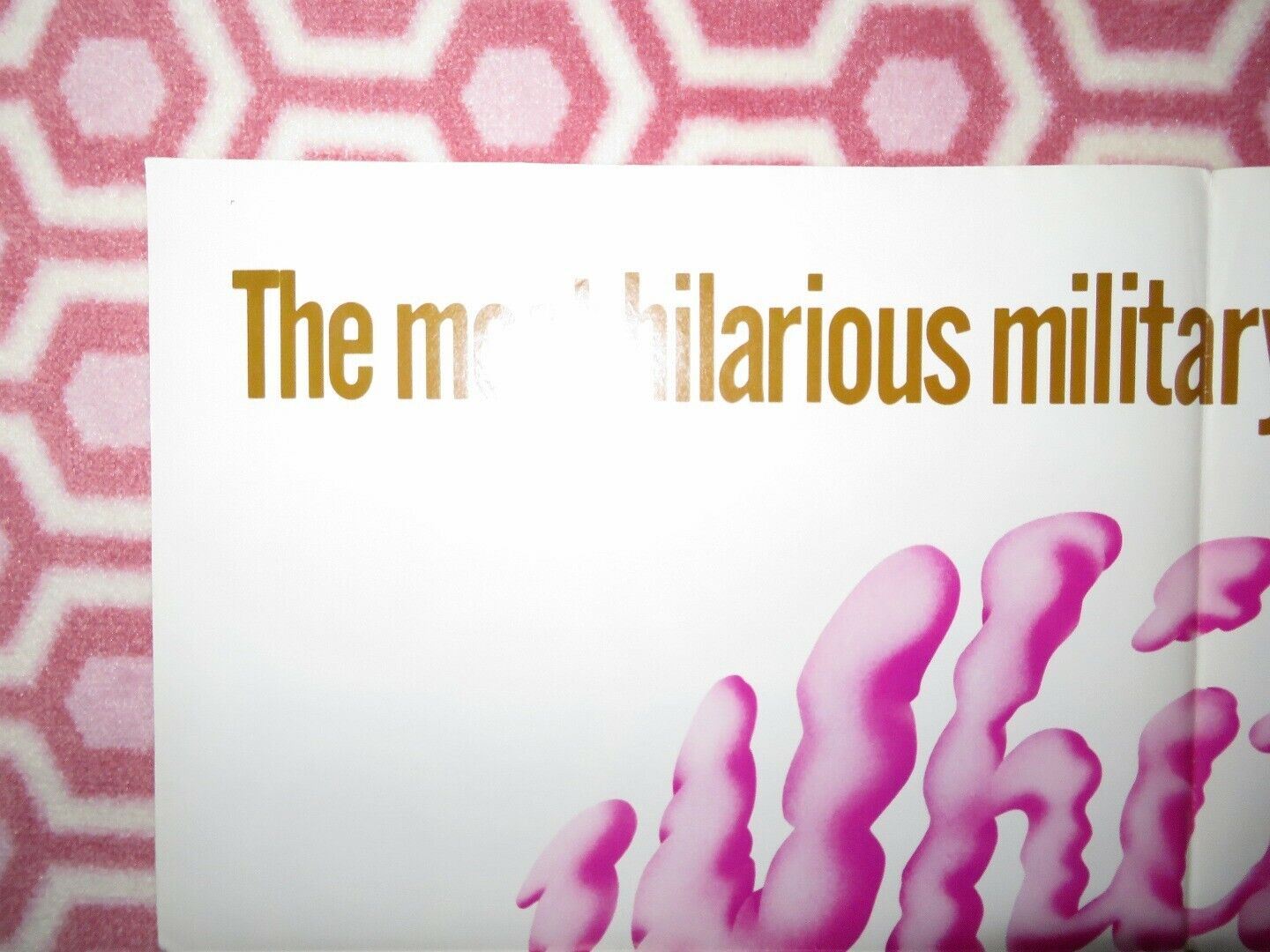 WHIFFS ONE SHEET POSTER FOLDED ELLIOTT GOULD EDDIE ALBERT JENNIFFER O'NEIL Rendezvous Cinema Movie posters