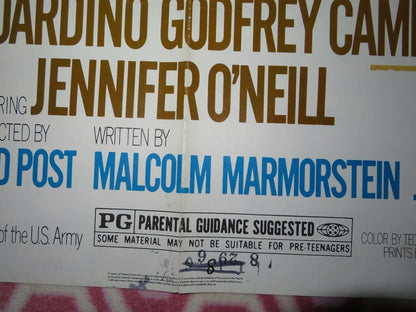 WHIFFS ONE SHEET POSTER FOLDED ELLIOTT GOULD EDDIE ALBERT JENNIFFER O'NEIL Rendezvous Cinema Movie posters