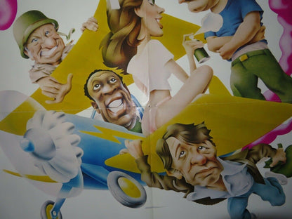 WHIFFS ONE SHEET POSTER FOLDED ELLIOTT GOULD EDDIE ALBERT JENNIFFER O'NEIL Rendezvous Cinema Movie posters