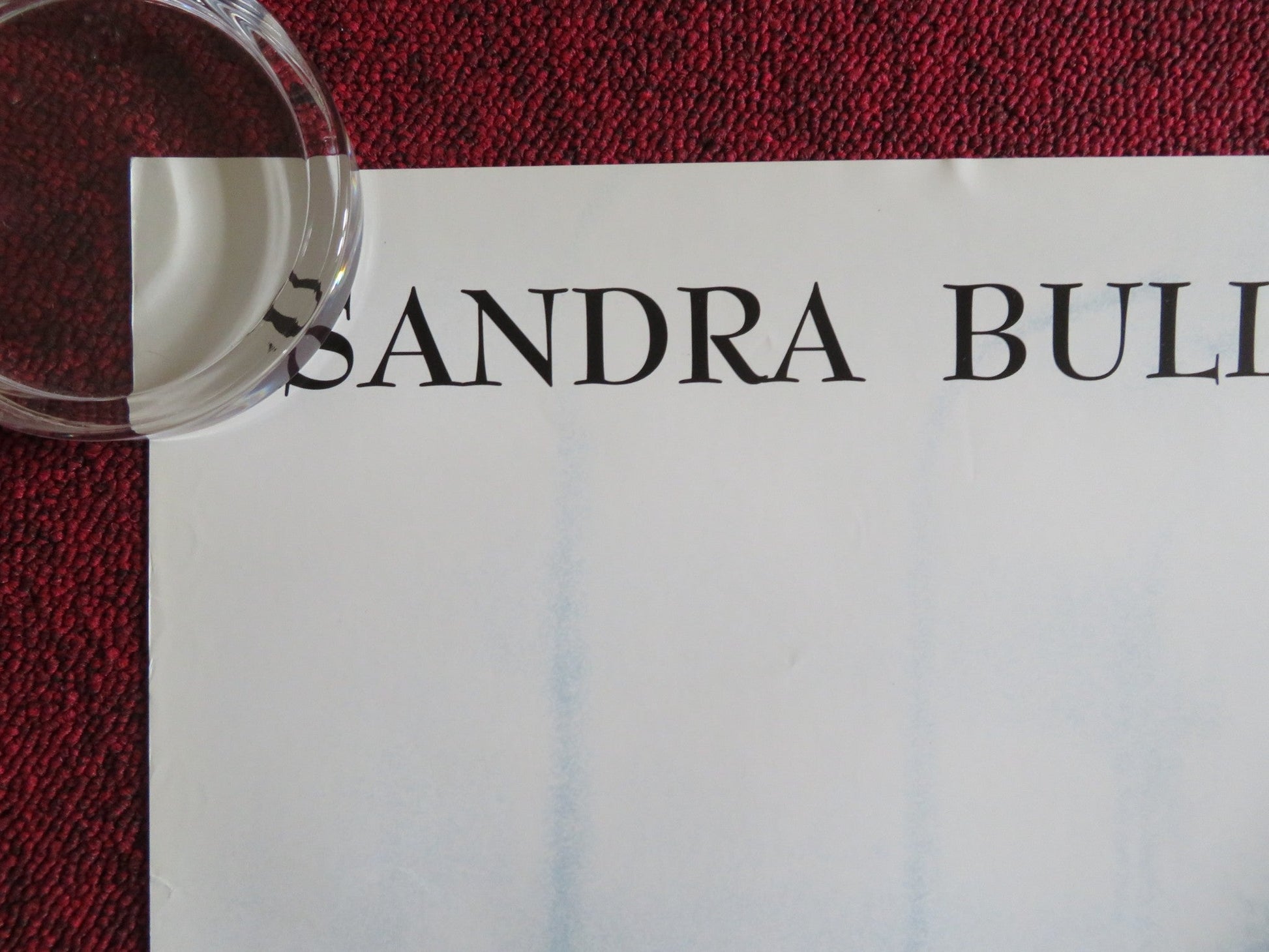WHILE YOU WERE SLEEPING US ONE SHEET ROLLED POSTER SANDRA BULLOCK PULLMAN 1995 Rendezvous Cinema Movie posters