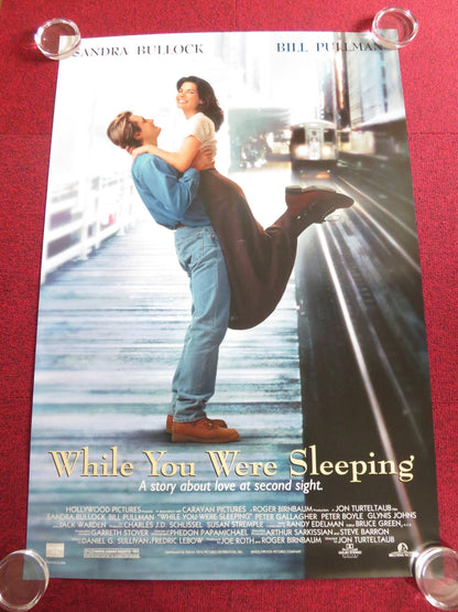 WHILE YOU WERE SLEEPING US ONE SHEET ROLLED POSTER SANDRA BULLOCK PULLMAN 1995 Rendezvous Cinema Movie posters
