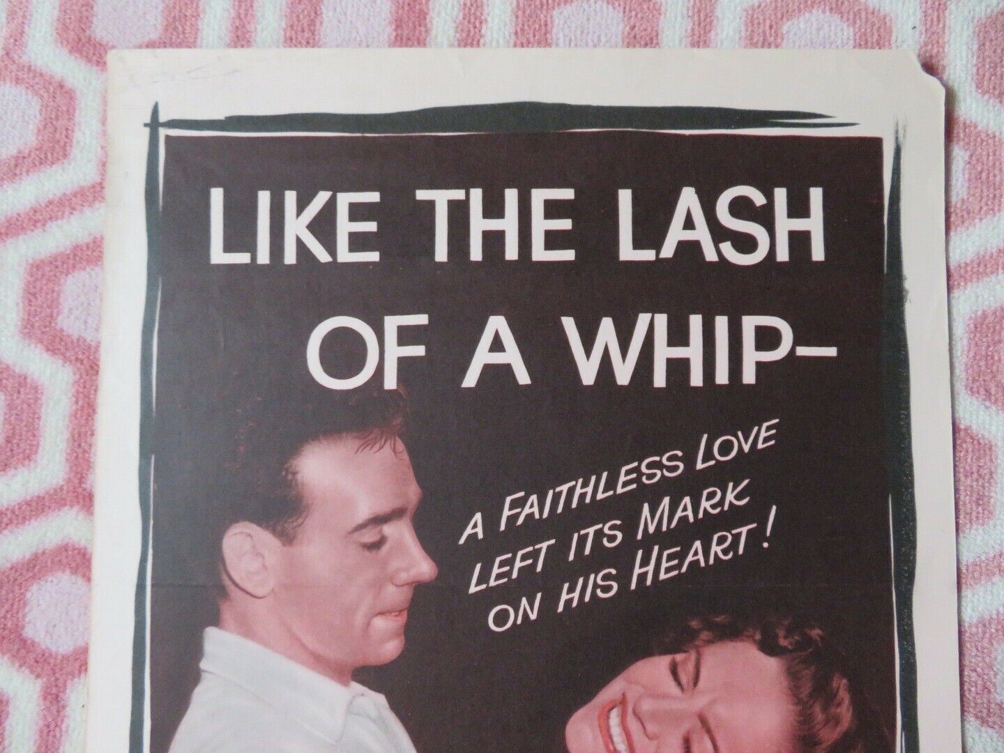 WHIPLASH US INSERT (14"x 36") POSTER DANE CLARK ALEXIS SMITH 1949 Movie posters