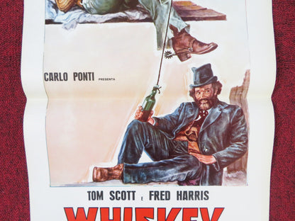 WHISKEY E FANTASMI ITALIAN LOCANDINA POSTER ALBERTO TERRACINA F. BILBAO 1974 Rendezvous Cinema Movie posters