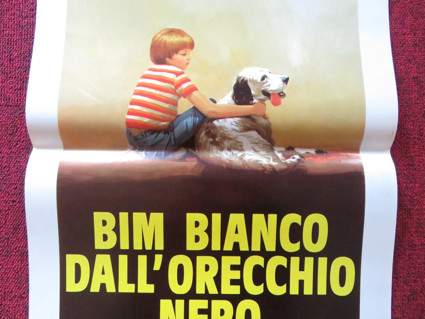 WHITE BIM BLACK EAR ITALIAN LOCANDINA POSTER VYACHESLAV TIKHONOV 1980 Rendezvous Cinema Movie posters