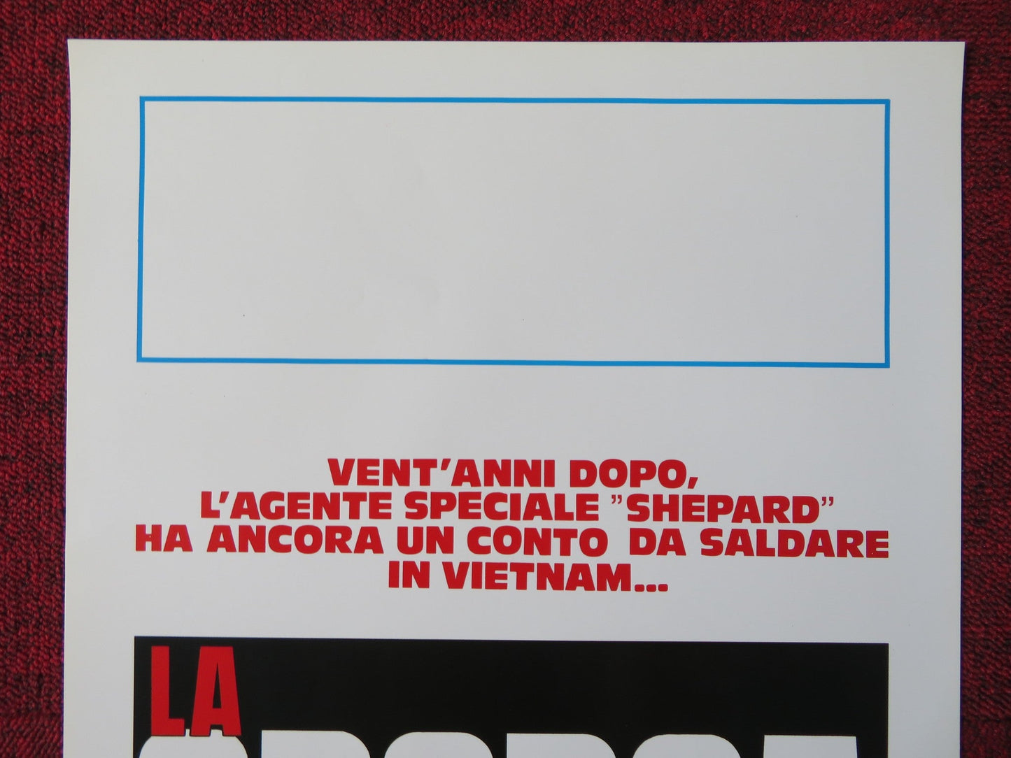 WHITE GHOST ITALIAN LOCANDINA POSTER WILLIAM KATT ROSALIND CHAO 1989 Rendezvous Cinema Movie posters