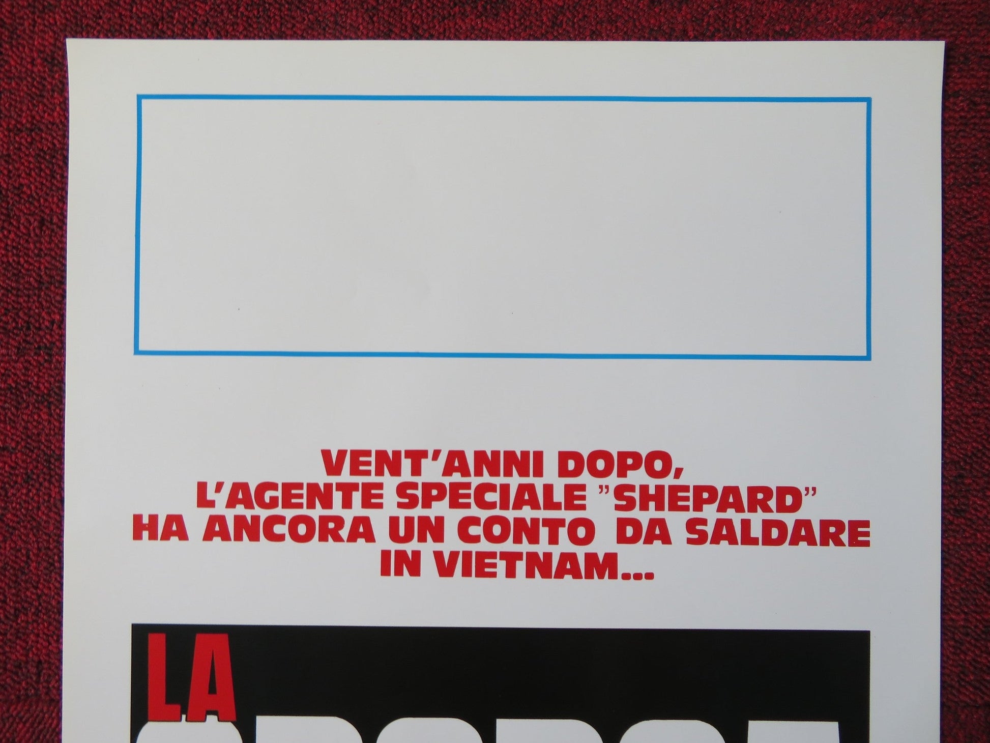 WHITE GHOST ITALIAN LOCANDINA POSTER WILLIAM KATT ROSALIND CHAO 1989 Rendezvous Cinema Movie posters