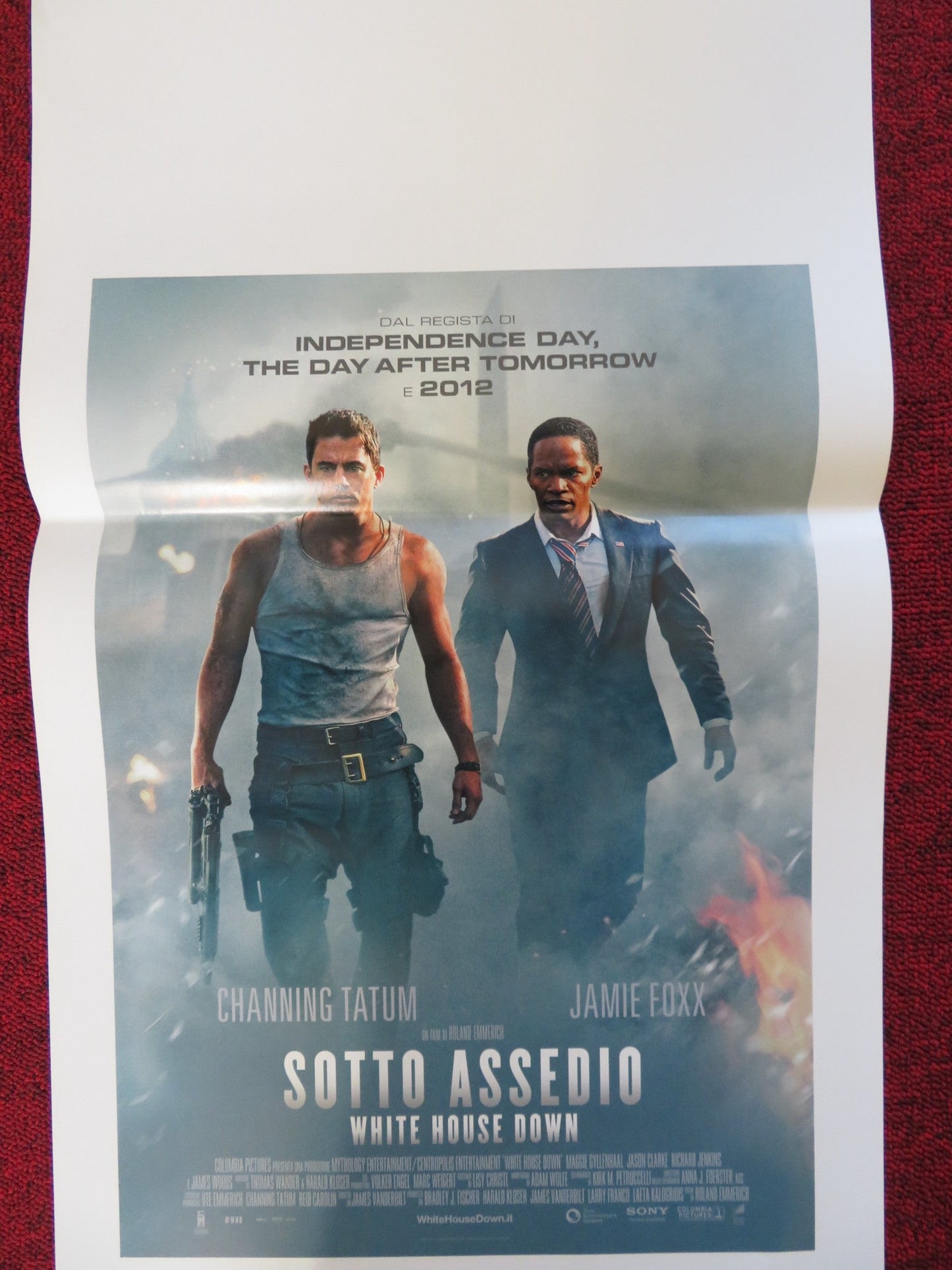 WHITE HOUSE DOWN ITALIAN LOCANDINA POSTER CHANNING TATUM JAMIE FOXX 2013 Rendezvous Cinema Movie posters