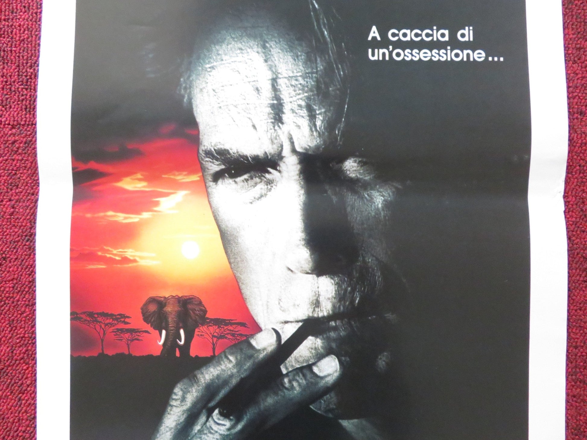 WHITE HUNTER BLACK HEART ITALIAN LOCANDINA POSTER CLINT EASTWOOD JEFF FAHEY 1990 Rendezvous Cinema Movie posters