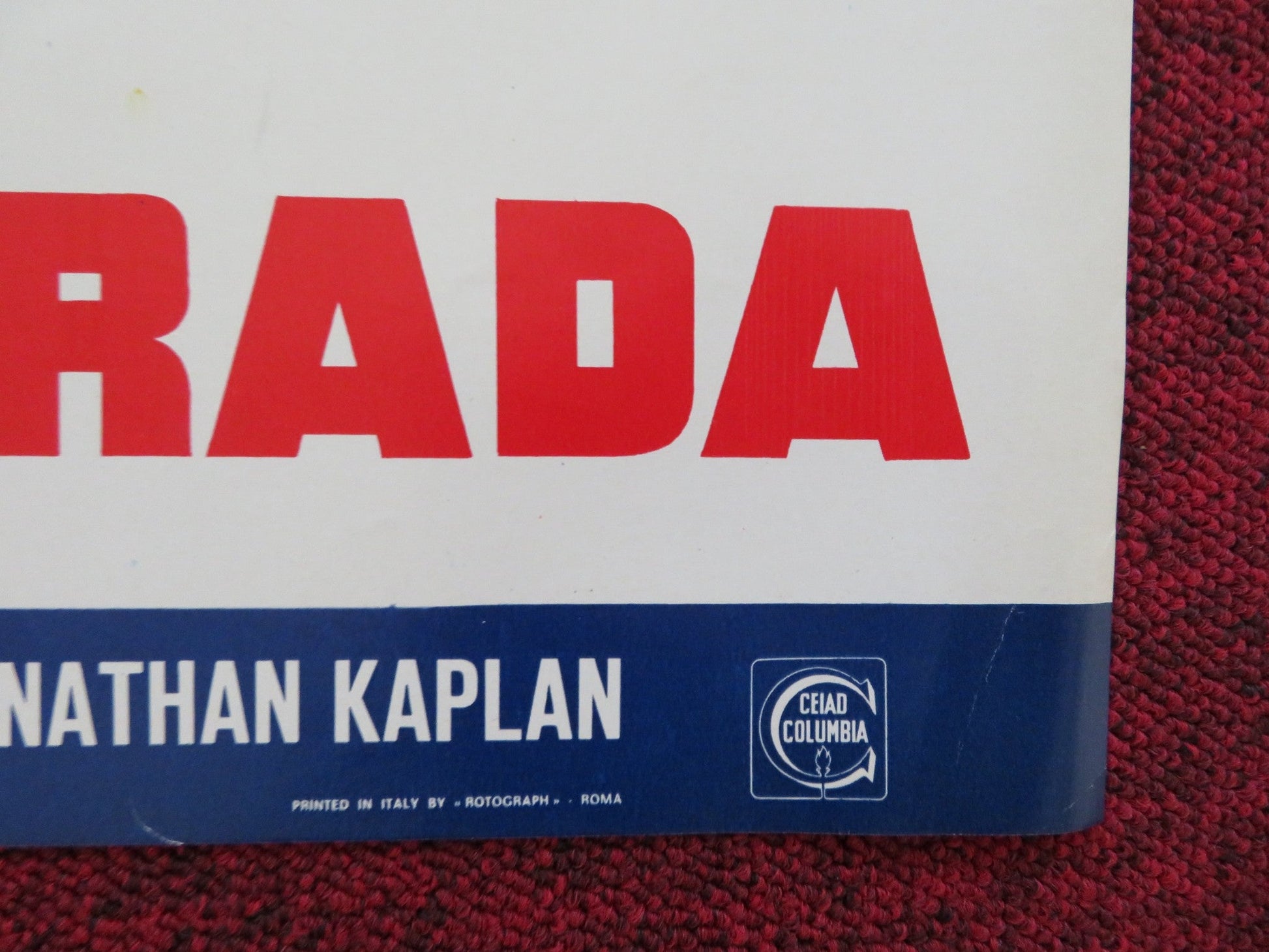 WHITE LINE FEVER - A ITALIAN FOTOBUSTA POSTER JAN - MICHAEL VINCENT KAY LENZ 1975 Rendezvous Cinema Movie posters