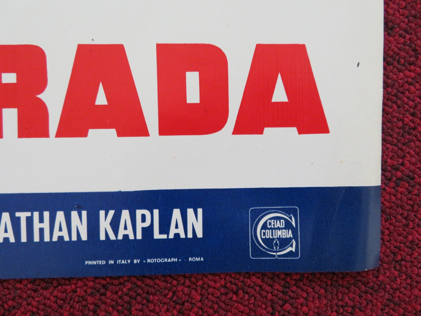 WHITE LINE FEVER - B ITALIAN FOTOBUSTA POSTER JAN - MICHAEL VINCENT KAY LENZ 1975 Rendezvous Cinema Movie posters