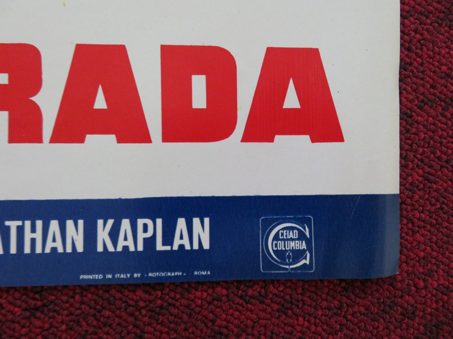 WHITE LINE FEVER - C ITALIAN FOTOBUSTA POSTER JAN - MICHAEL VINCENT KAY LENZ 1975 Rendezvous Cinema Movie posters