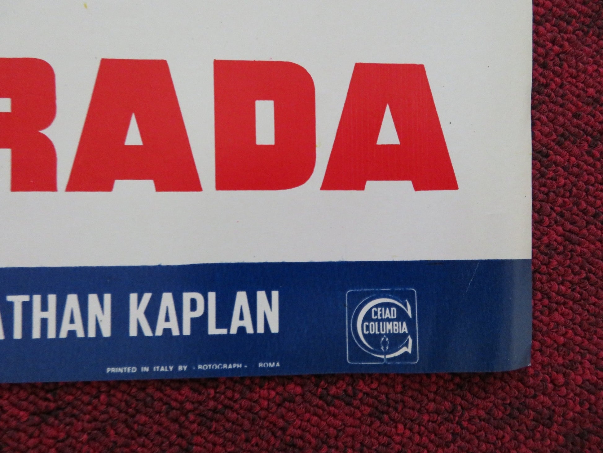 WHITE LINE FEVER - C ITALIAN FOTOBUSTA POSTER JAN - MICHAEL VINCENT KAY LENZ 1975 Rendezvous Cinema Movie posters