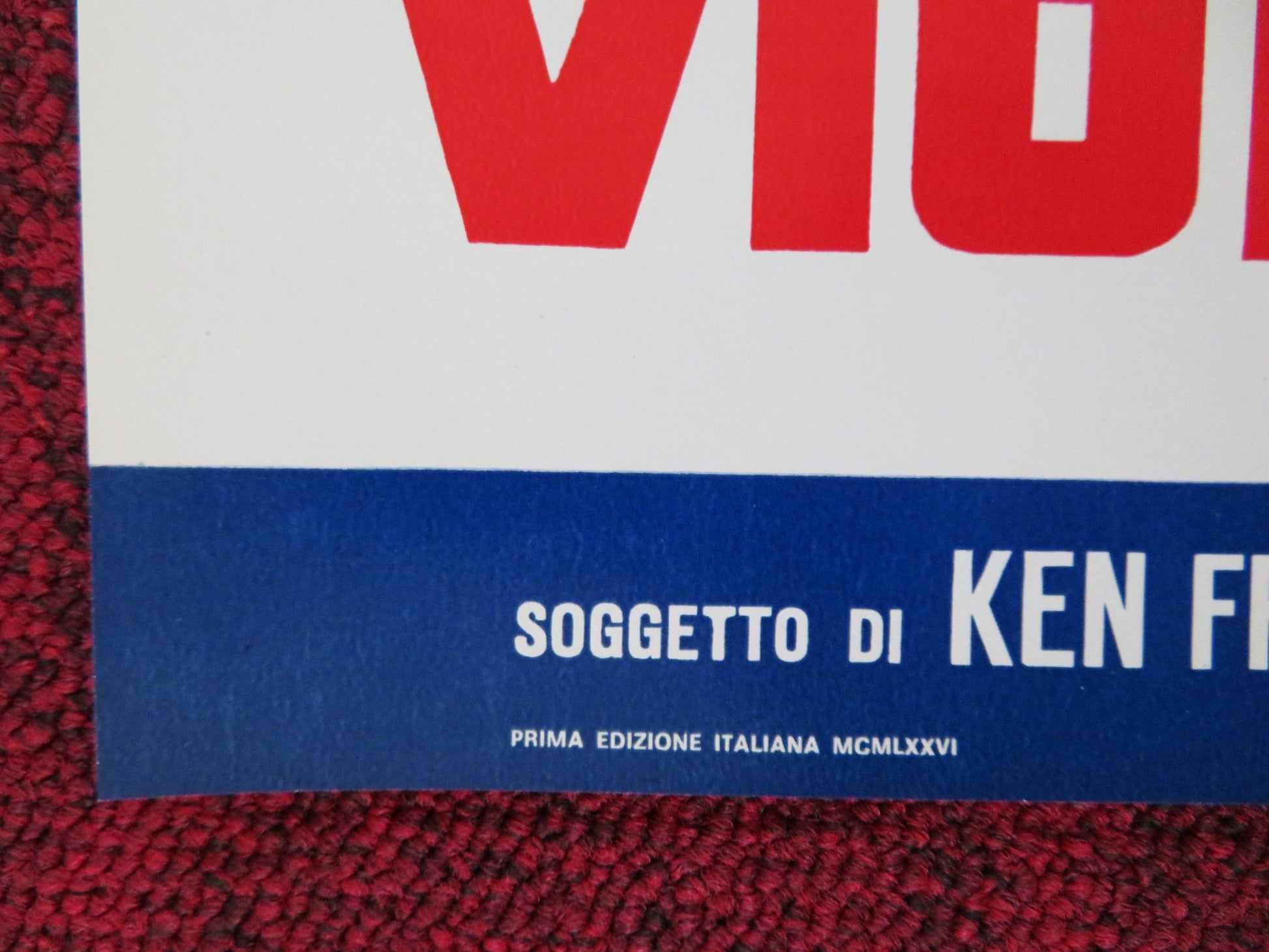 WHITE LINE FEVER - D ITALIAN FOTOBUSTA POSTER JAN - MICHAEL VINCENT KAY LENZ 1975 Rendezvous Cinema Movie posters