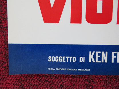 WHITE LINE FEVER - D ITALIAN FOTOBUSTA POSTER JAN - MICHAEL VINCENT KAY LENZ 1975 Rendezvous Cinema Movie posters