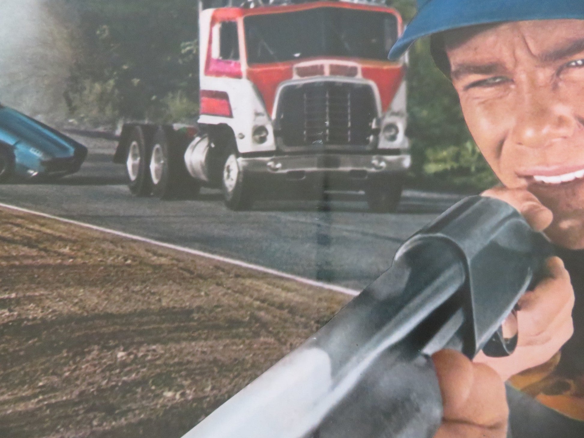 WHITE LINE FEVER - F ITALIAN FOTOBUSTA POSTER JAN - MICHAEL VINCENT KAY LENZ 1975 Rendezvous Cinema Movie posters