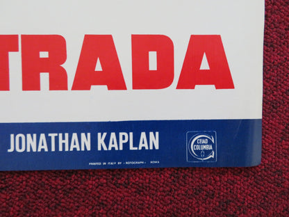 WHITE LINE FEVER - F ITALIAN FOTOBUSTA POSTER JAN - MICHAEL VINCENT KAY LENZ 1975 Rendezvous Cinema Movie posters