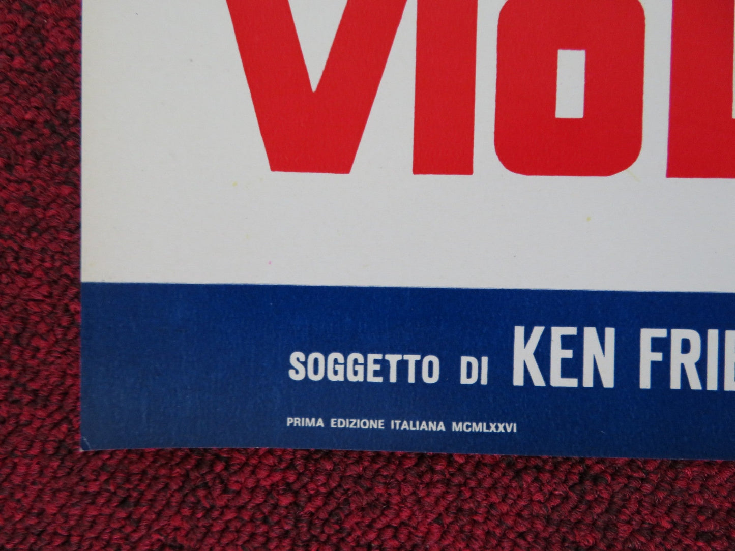 WHITE LINE FEVER - G ITALIAN FOTOBUSTA POSTER JAN - MICHAEL VINCENT KAY LENZ 1975 Rendezvous Cinema Movie posters