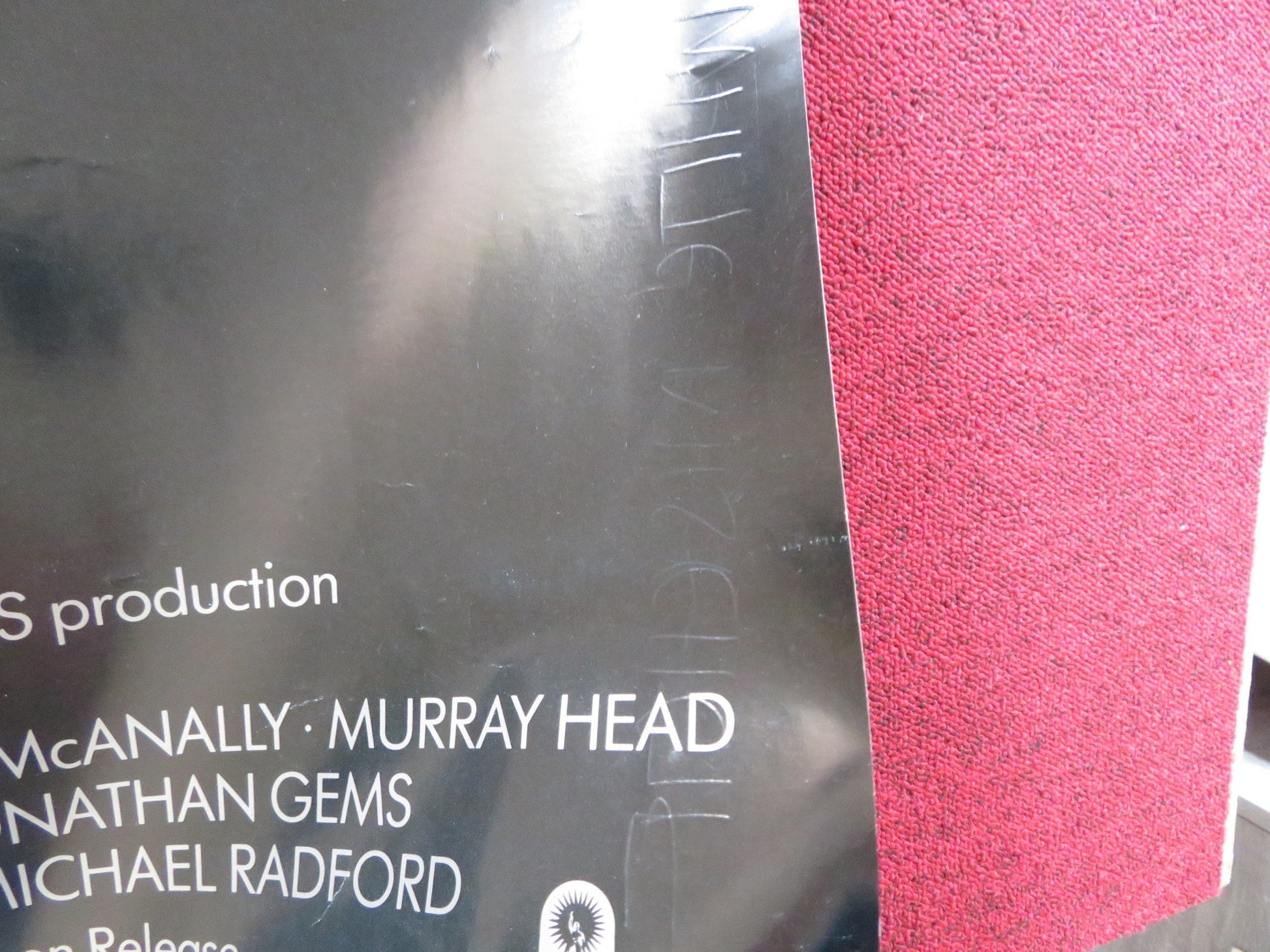 WHITE MISCHIEF UK QUAD POSTER FOLDED CHARLES DANCE SARAH MILES 1987 Rendezvous Cinema Movie posters