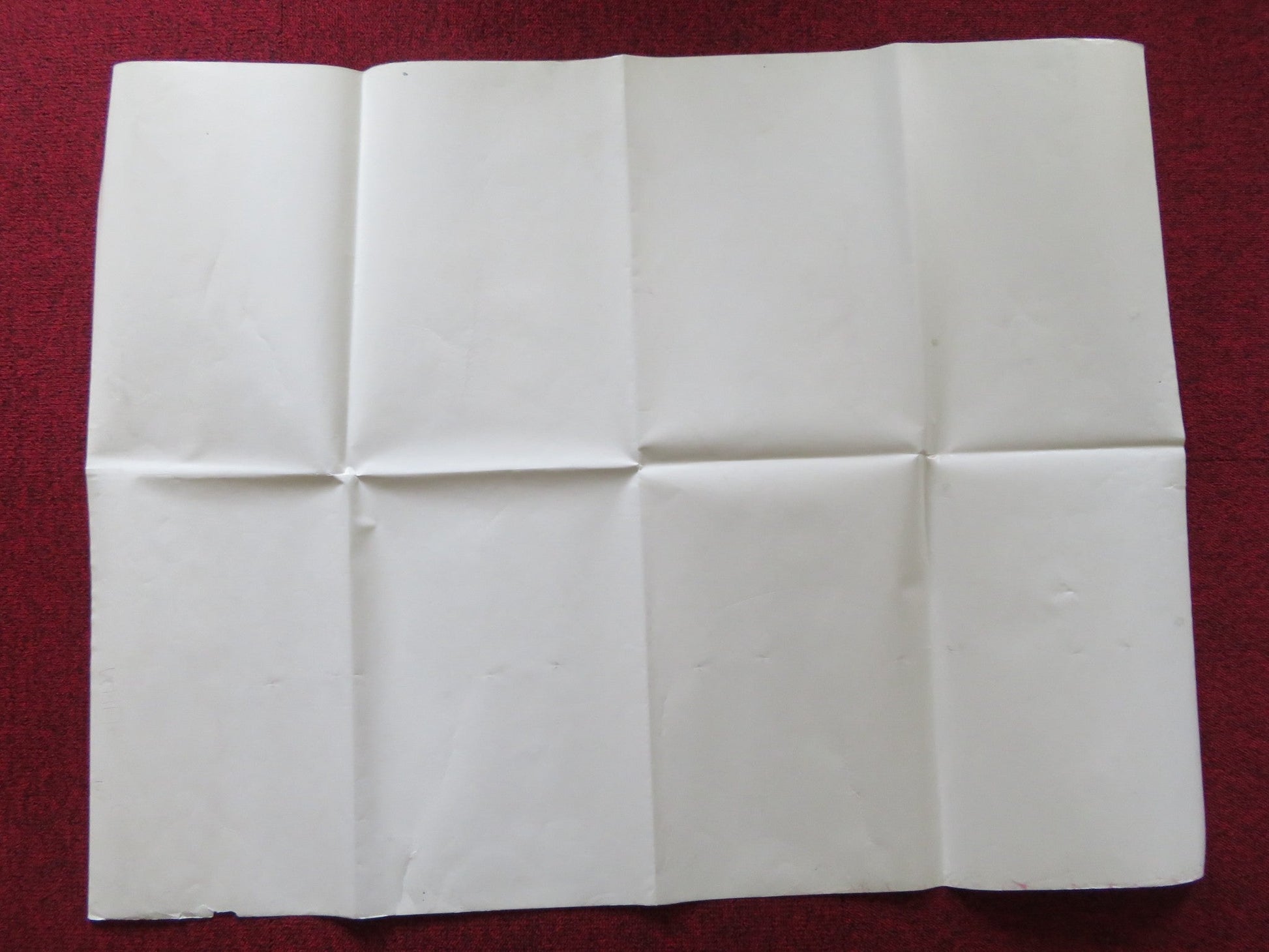 WHITE MISCHIEF UK QUAD POSTER FOLDED CHARLES DANCE SARAH MILES 1987 Rendezvous Cinema Movie posters