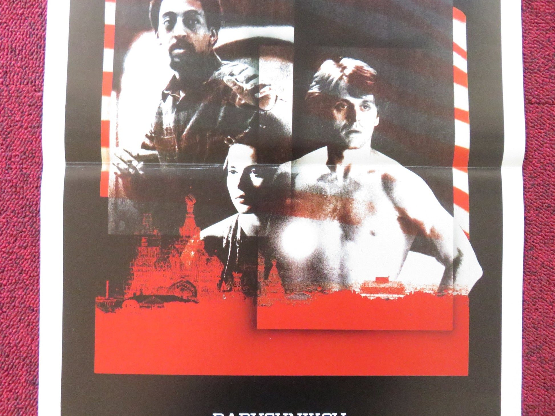 WHITE NIGHTS ITALIAN LOCANDINA POSTER MIKHAIL BARYSHNIKOV GREGORY HINES 1985 Rendezvous Cinema Movie posters