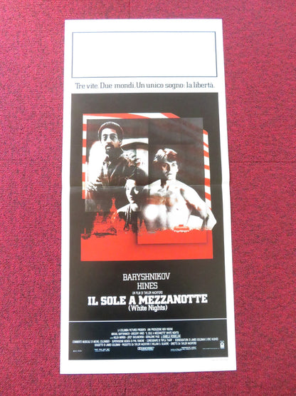 WHITE NIGHTS ITALIAN LOCANDINA POSTER MIKHAIL BARYSHNIKOV GREGORY HINES 1985 Rendezvous Cinema Movie posters