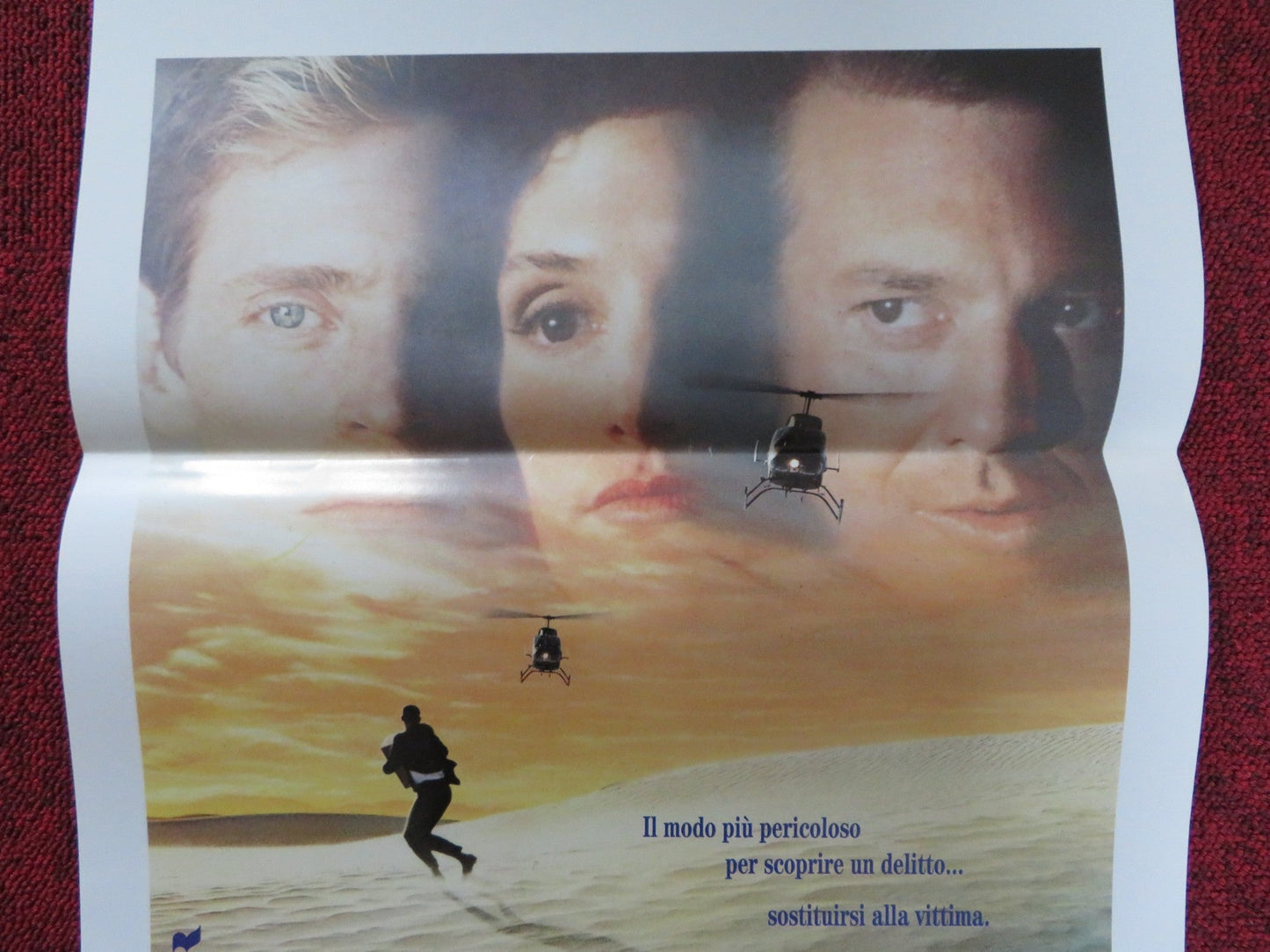 WHITE SANDS ITALIAN LOCANDINA POSTER WILLEM DAFOE MICKEY ROURKE 1992 Rendezvous Cinema Movie posters