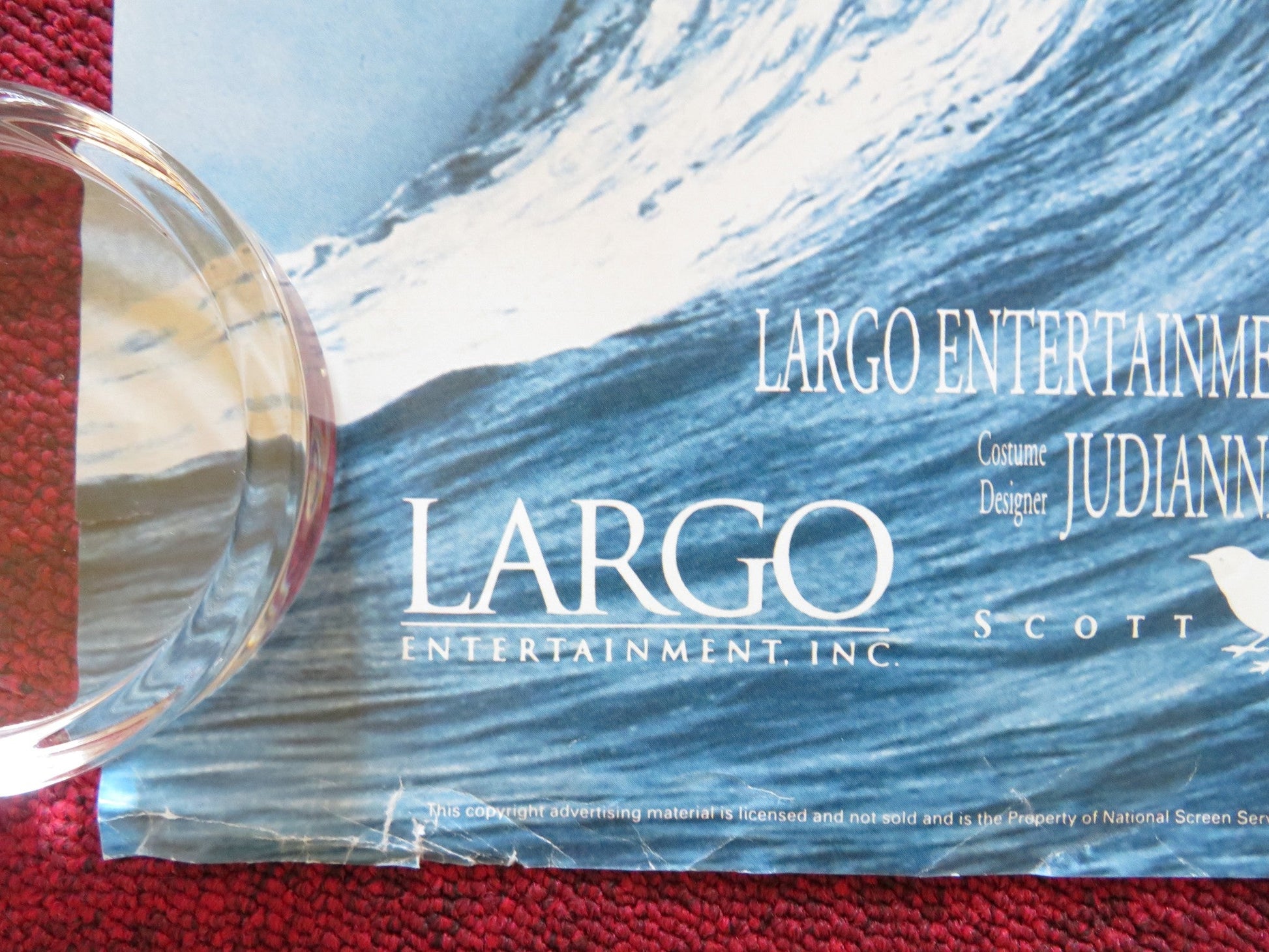 WHITE SQUALL UK QUAD (30"x 40") ROLLED POSTER JEFF BRIDGES JOHN SAVAGE 1996 Rendezvous Cinema Movie posters