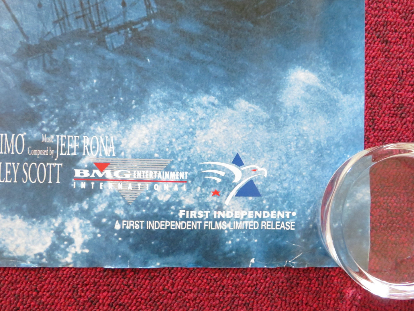 WHITE SQUALL UK QUAD (30"x 40") ROLLED POSTER JEFF BRIDGES JOHN SAVAGE 1996 Rendezvous Cinema Movie posters