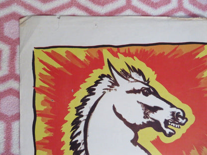 WHITE STALLION/ Harmony Trail FOLDED US ONE SHEET POSTER EDDIE DEAN 1944 Movie posters