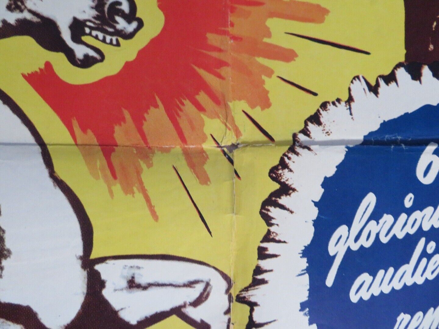 WHITE STALLION/ Harmony Trail FOLDED US ONE SHEET POSTER EDDIE DEAN 1944 Movie posters