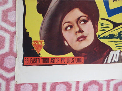 WHITE STALLION/ Harmony Trail FOLDED US ONE SHEET POSTER EDDIE DEAN 1944 Movie posters