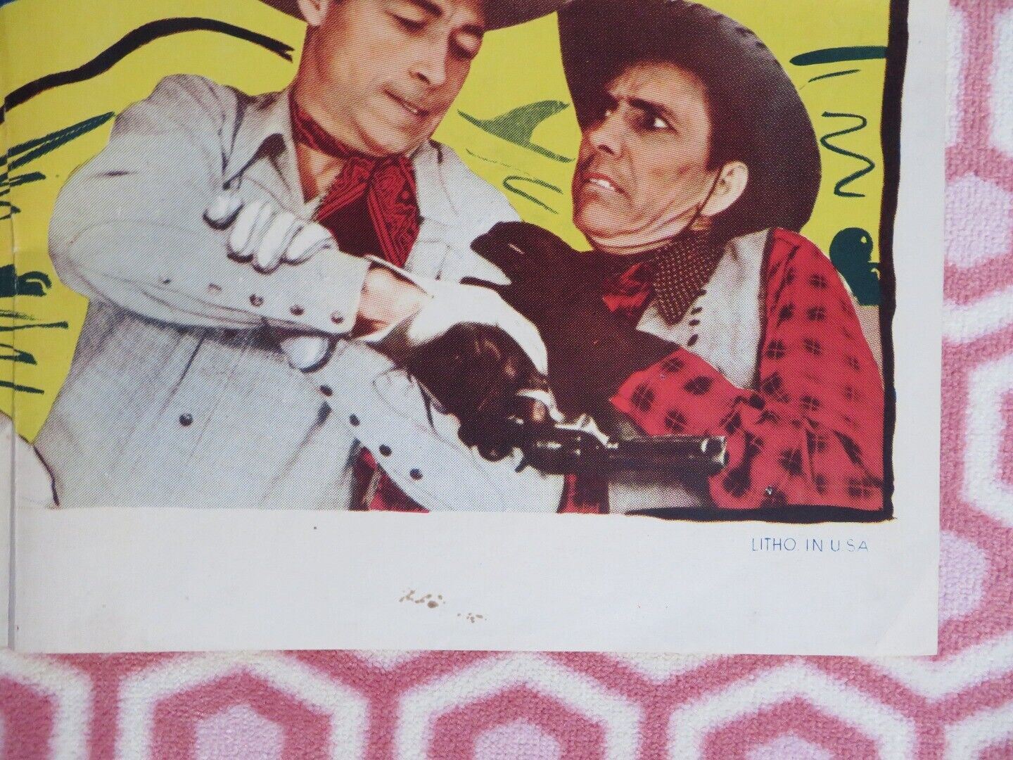 WHITE STALLION/ Harmony Trail FOLDED US ONE SHEET POSTER EDDIE DEAN 1944 Movie posters