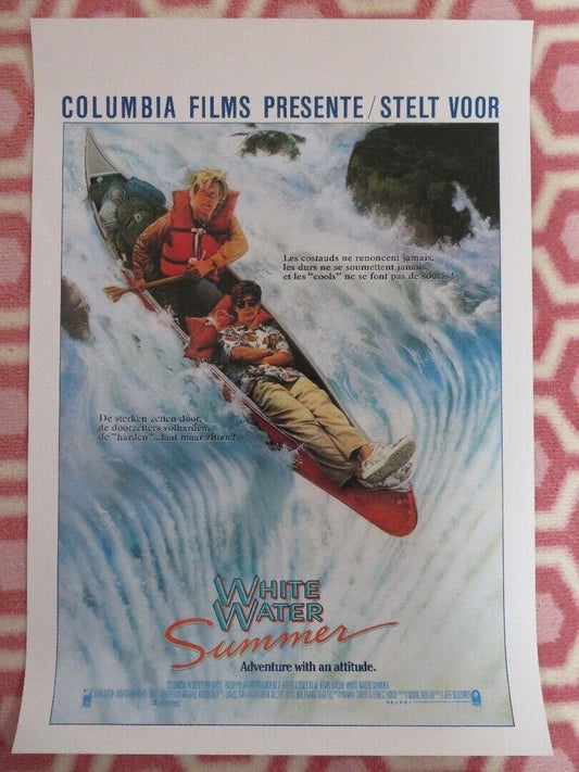 WHITE WATER SUMMER BELGIUM (19.5"x 13") POSTER KEVIN BACON SEAN ASTIN 1987 - Rendezvous Cinema