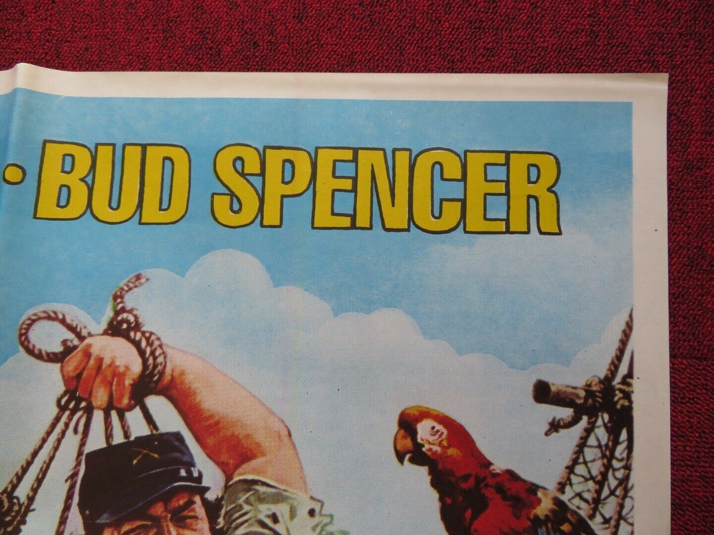 WHO FINDS A FRIEND FINDS A TREASURE FOLDED ARGENTINA ONE SHEET POSTER B. SPENCER - Rendezvous Cinema