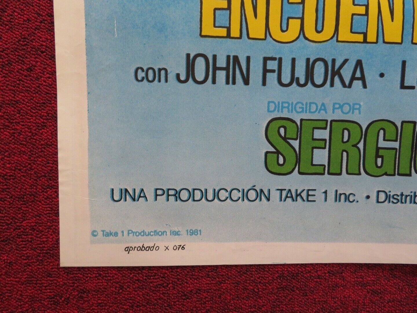 WHO FINDS A FRIEND FINDS A TREASURE FOLDED ARGENTINA ONE SHEET POSTER B. SPENCER - Rendezvous Cinema