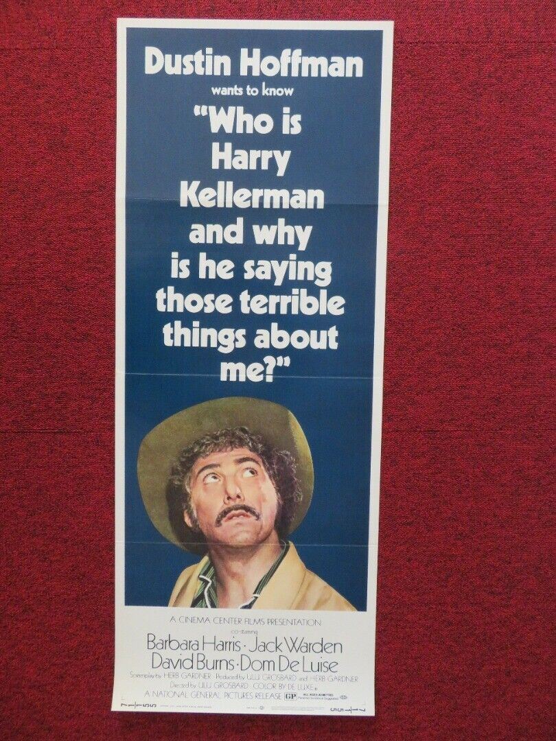 WHO IS HARRY KELLERMAN AND WHY IS HE SAYING ... US INSERT (14"x 36") POSTER 1971 Movie posters