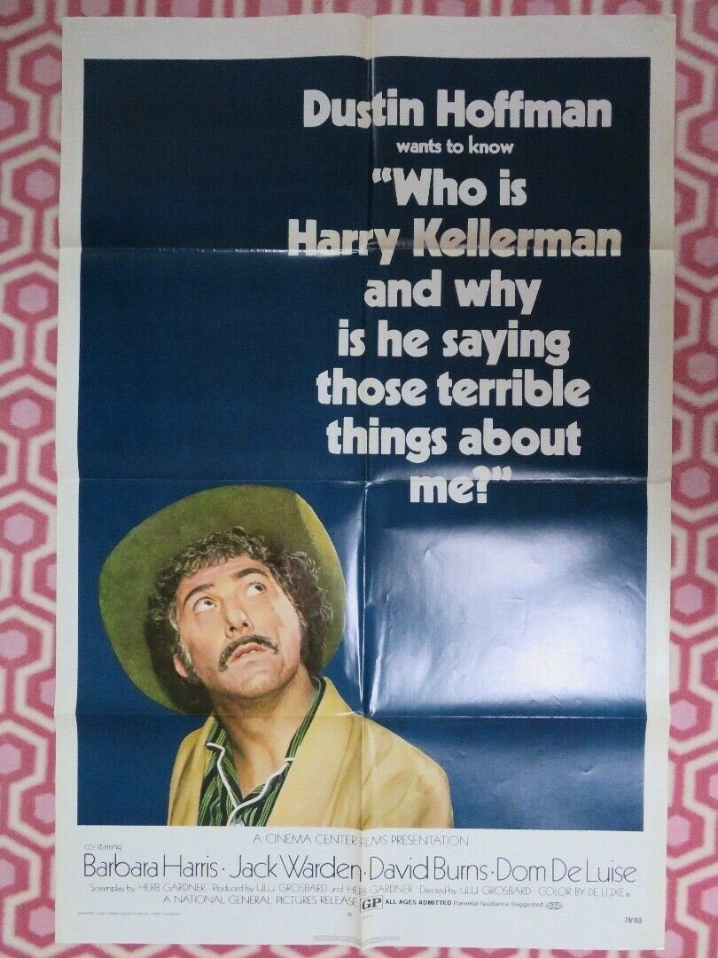 WHO IS HARRY KELLERMAN? US ONE SHEET POSTER BARBARA HARRIS 1971 Movie posters