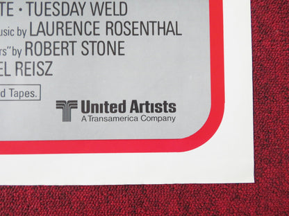 WHO'LL STOP THE RAIN FOLDED US ONE SHEET POSTER NICK NOLTE TUESDAY WELD 1978 Rendezvous Cinema Movie posters