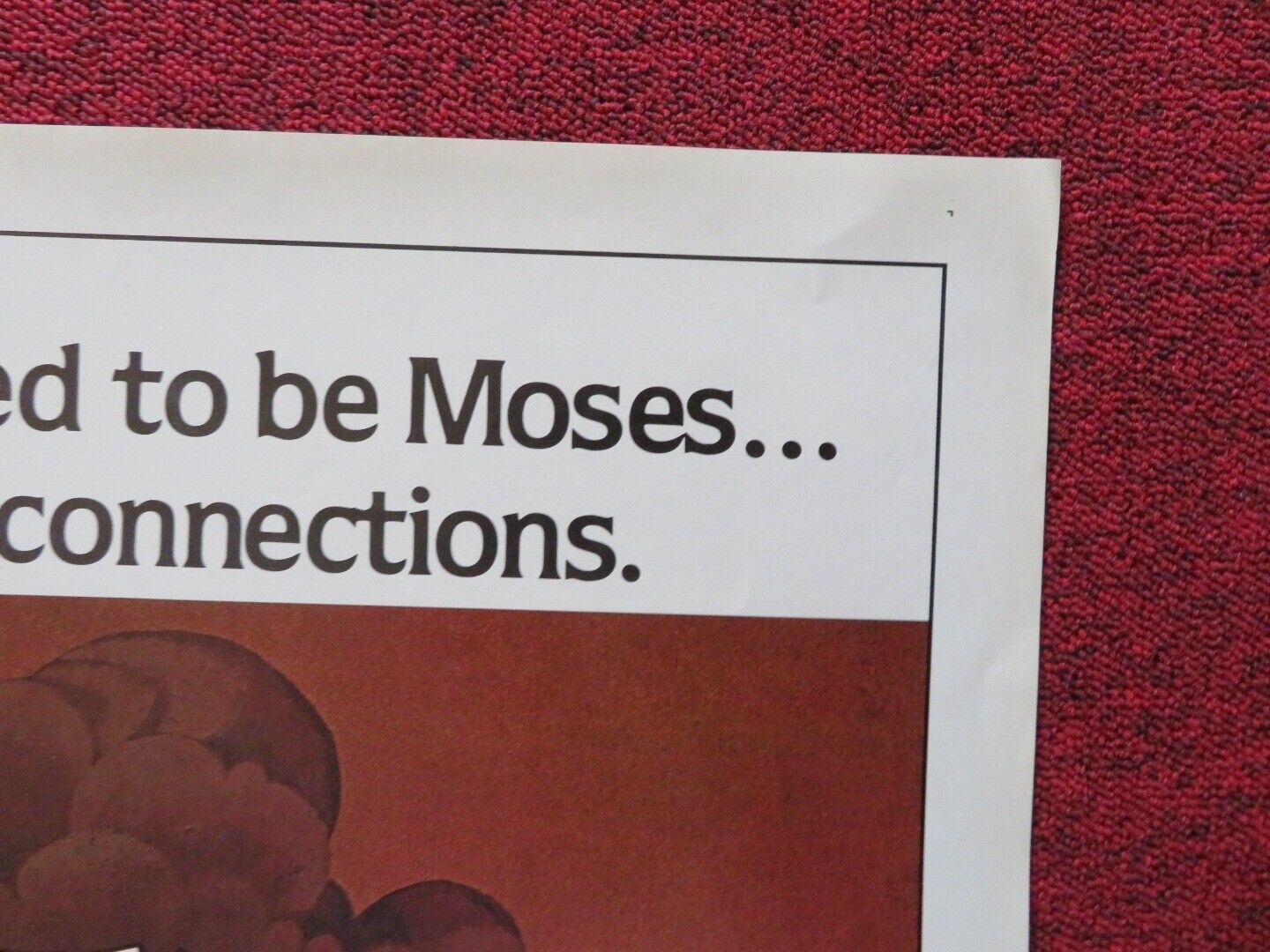 WHOLLY MOSES! FOLDED US ONE SHEET POSTER DUDLEY MOORE RICHARD PRYOR 1980 Movie posters