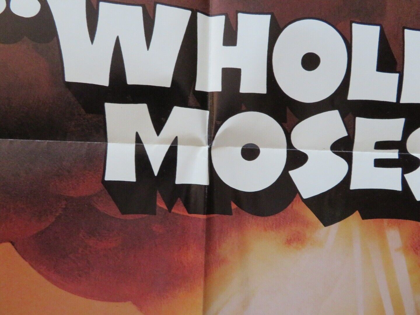 WHOLLY MOSES! FOLDED US ONE SHEET POSTER DUDLEY MOORE RICHARD PRYOR 1980 Movie posters